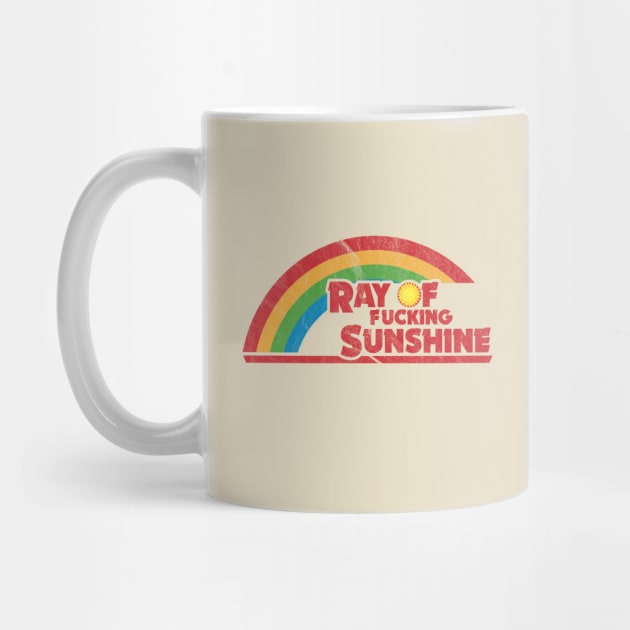 Ray of F*cking Sunshine | Vintage Style Rainbow by ThePrintableGeek